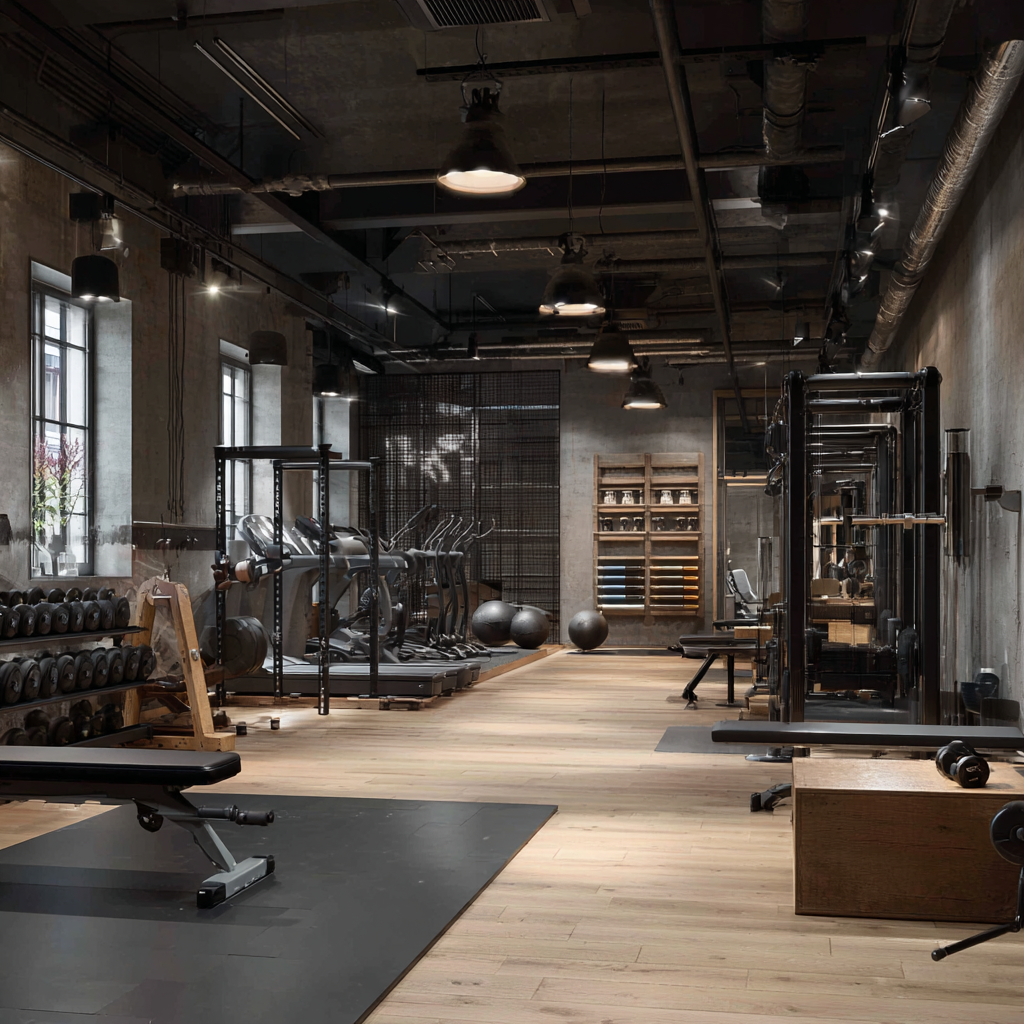 Тренувальна зона SHARPCORE GYM з сучасним обладнанням